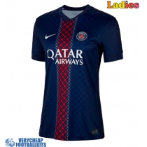 Paris Saint-Germain Bradley Barcola #29 Replica Home Shirt Ladies 2025-26 Short Sleeve